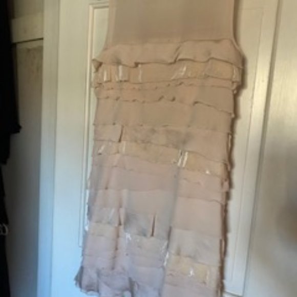 Ann Taylor Chiffon Satin and Velvet Dress - Picture 4 of 5